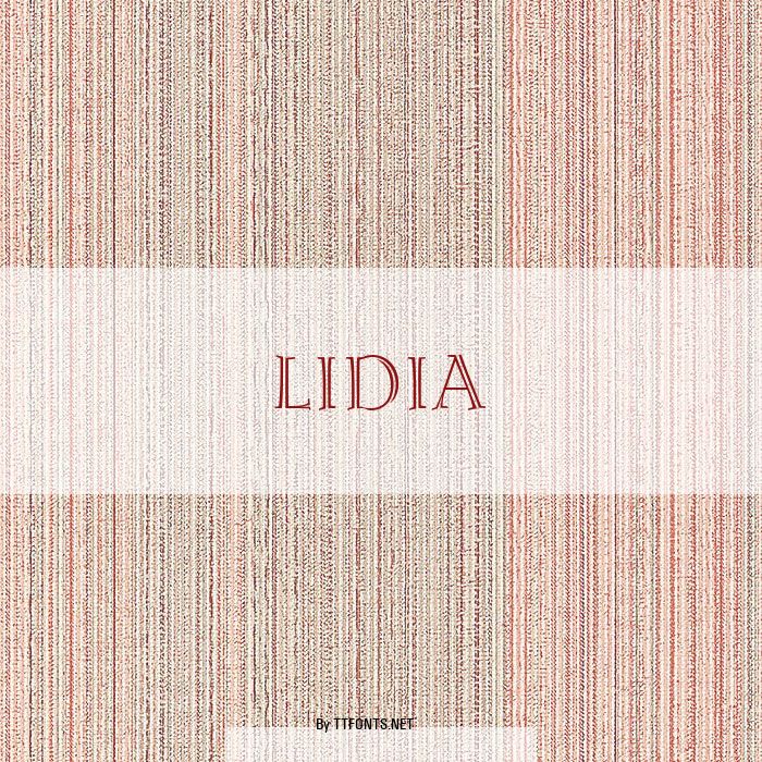 Lidia example